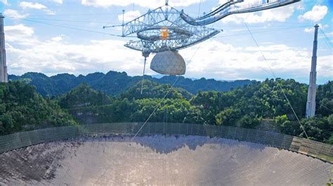 Watch: Arecibo Observatory, second-largest in the world before and after its violent collapse ...