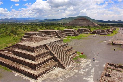 Temple of Quetzalcoatl in Teotihuacan Mexico III Stock Photo - Image of ...