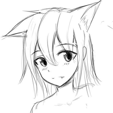 Neko girl sketch :3 by Kiritzugu | Disegno manga, Disegni, Manga