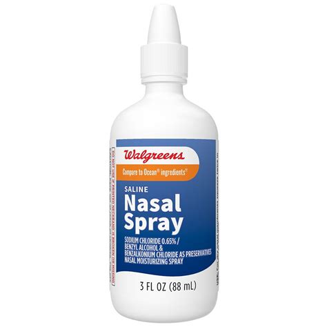 Walgreens Saline Nasal Spray | Walgreens