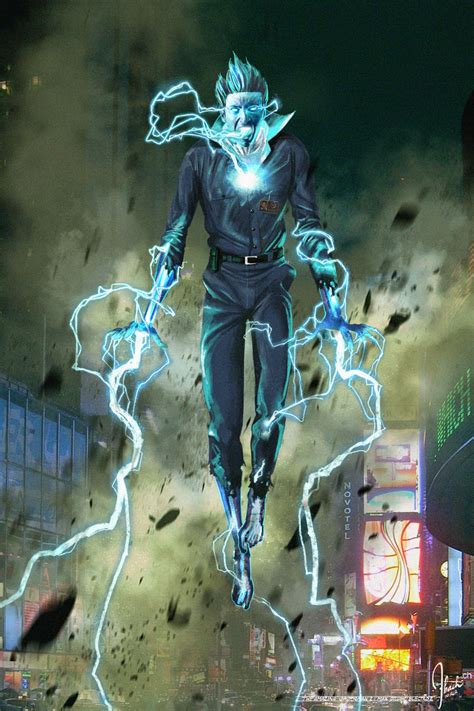 Jamie Foxx Electro Concept Art