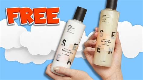 Free SEEN Shampoo & Conditioner Samples - Saver Sloth