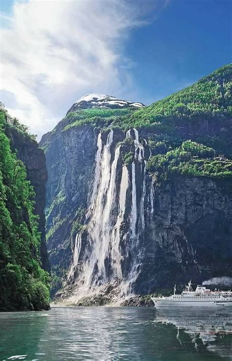 The Seven sisters Waterfall, Geiranger Norway! :-) Photo: Snorre Aske ...