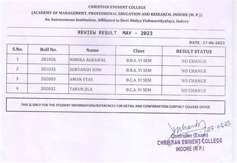 Announcements - Christian Eminent College