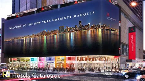 New York Marriott Marquis Hotel Tour - Luxury NYC hotels in Times Square - YouTube