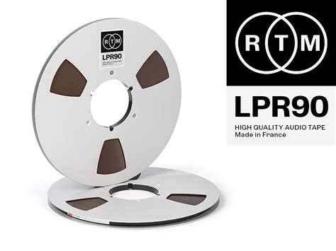 RTM LPR90 1/4" x 3600 Feet Audio Tape on NAB Metal Reel - 1/4" Tape ...