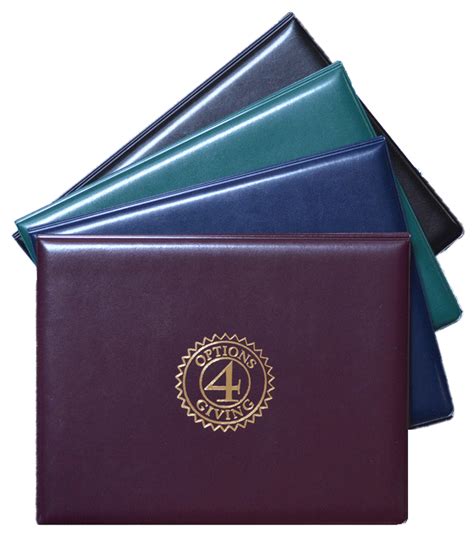 Buy Custom Padded Vinyl Award Covers | Diploma Holders