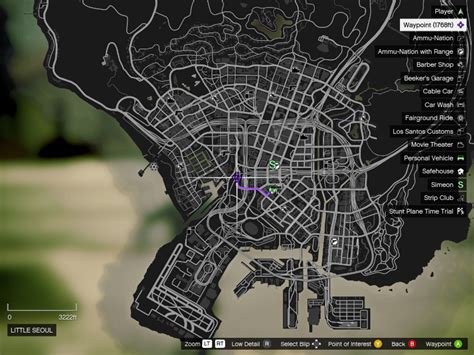 Los Santos Bus Map