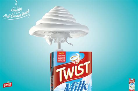 Twist Milk: Lightness, Vitality, Organic, Organic • Ads of the World ...