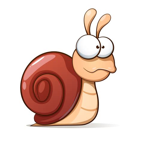 Funny, cute cartoon snail. Vector illustration. 557072 Vector Art at Vecteezy