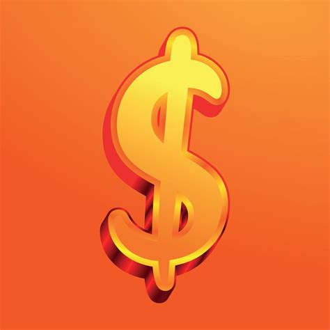 3d illustration of dollar sign 21735574 Vector Art at Vecteezy