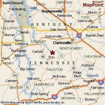 Cumberland City, Tennessee Area Map & More