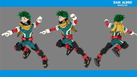 Deku Costume Zeta by SamAlbro on Newgrounds