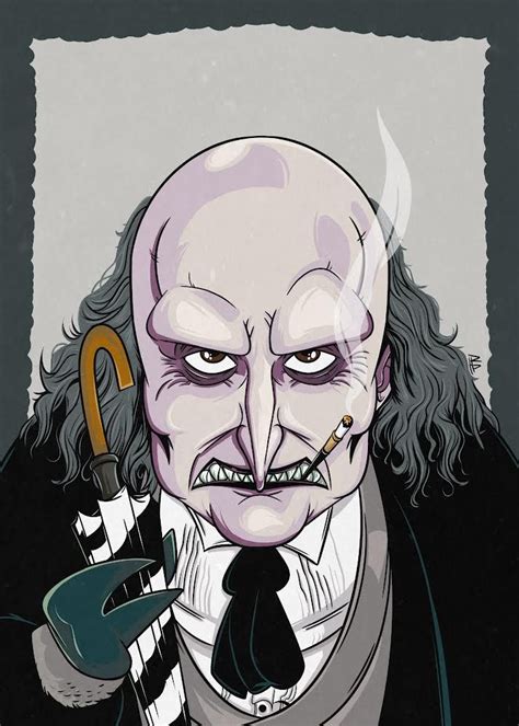 Danny DeVito a.k.a. Penguin (Batman Returns) | Arte del horror, Graffiti art, Arte de ilustración