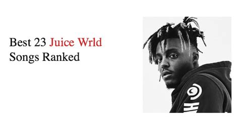 Best 23 Juice Wrld Songs Ranked - NSF News and Magazine