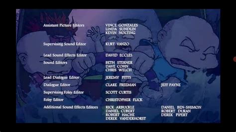 The Rugrats Movie (1998) End Credits - YouTube