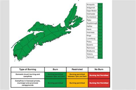 Nova Scotia Burn Map - Map With Cities