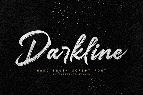 Darkline Font by Subectype · Creative Fabrica | Brush script fonts, Free fonts download, Free ...