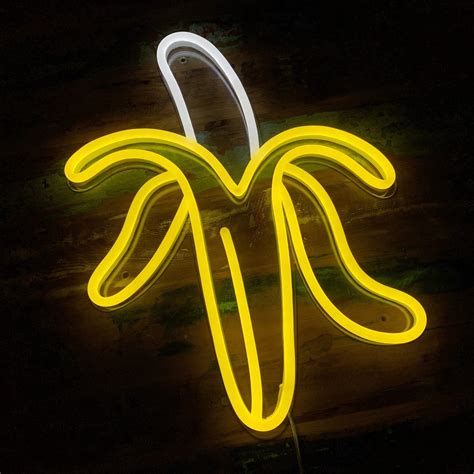 Banana LED Neon Sign - Neon Mfg.