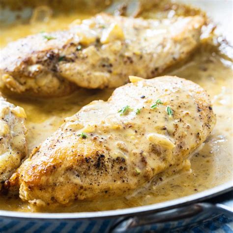 Chicken with Creole Mustard Cream Sauce - Spicy Southern Kitchen