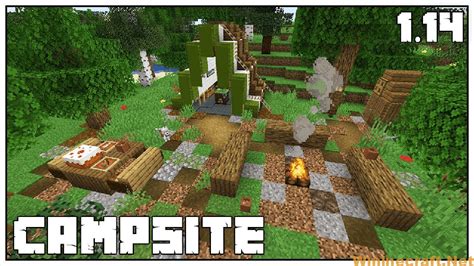 Campsite Map Minecraft (by Cubecraft Games) - Wminecraft.net