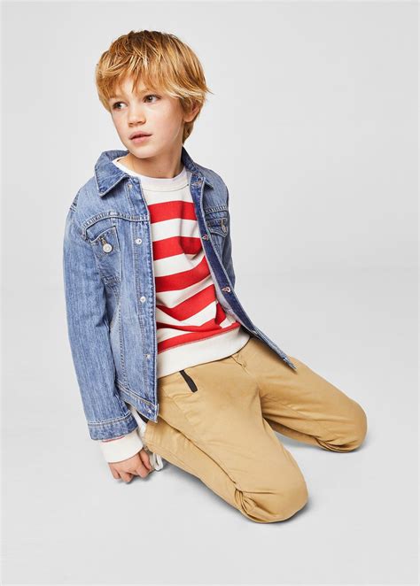 Mango Bicolor Striped Sweatshirt - Boys | Kids 9-10 Years (140Cm) | Spring fashion kids, Cool ...