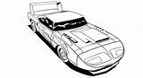 Plymouth Superbird Coloring Pages Sketch Page sketch template