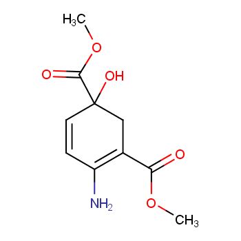 3,5-Cyclohexadiene-1,3-dicarboxylic acid, 4-amino-1-hydroxy-, 1,3 ...