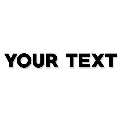 Custom Text Vinyl Decal Sticker 22 – Decalfly