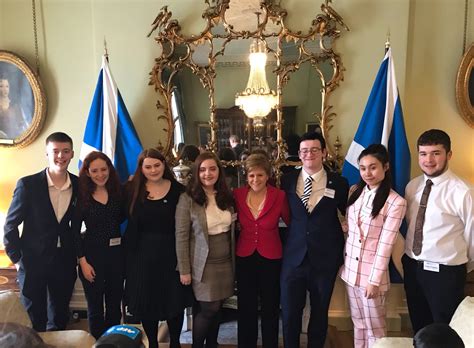 Members of Scottish Youth Parliament celebrate the passing of the ...