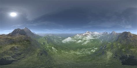 Afternoon Desert Mountains HDRI Sky - HDR Image by cgaxis