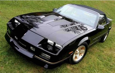 1988 Chevrolet Camaro IROC Z28 Convertible Black RWD Automatic ...