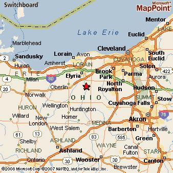 Grafton, Ohio Area Map & More