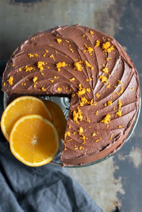 Chocolate Orange Cake (1-bowl) - Veggie Desserts