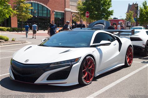 White Acura NSX - BenLevy.com