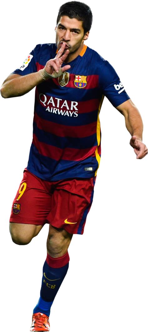 Luis Suarez football render - FootyRenders