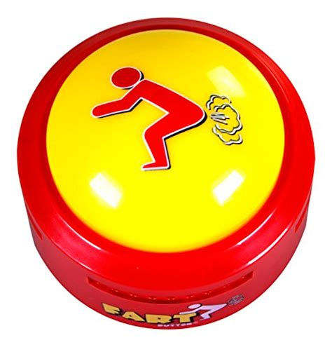 Fart Button - Farts Only Version - New and Improved - Talking Novelty Gift with Funny Fart Sound ...