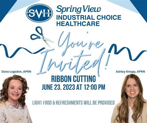 Spring View Hospital Industrial Choice Healthcare Ribbon Cutting ...