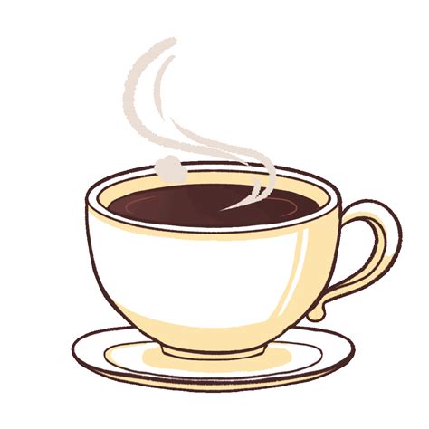 Animated illustration of warm coffee | UGOKAWA