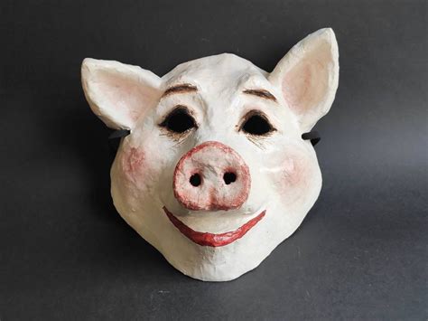 Pig mask Animal mask Funny pig mask Masquerade mask | Etsy