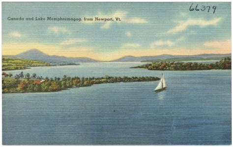 Canada and Lake Memphremagog from Newport, Vt. - Digital Commonwealth