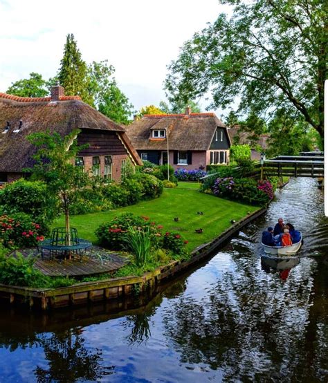 Holland Giethoorn by thearmanihouse on IG | Giethoorn, Beautiful villages, Beautiful places