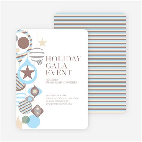 Holiday Gala Holiday Party Invitations | Paper Culture