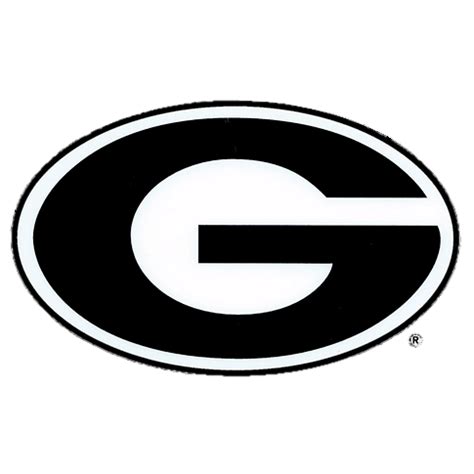 Georgia Bulldogs black G logo transparent PNG - StickPNG