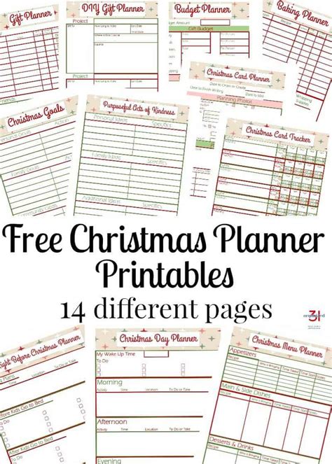 Free Christmas Planner Printables - Organized 31