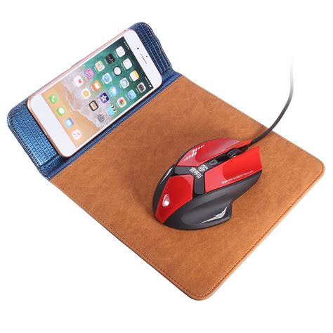 Qi Wireless Charger Charging Pad Mouse Pad Mat Multifunctional Non-Slip ...