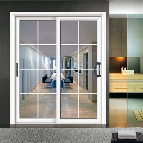 Interior French Sliding Glass Door,Aluminum Glass Doors With Grills - Buy Sliding Glass Door ...