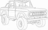 Ford Bronco Coloring Pages sketch template