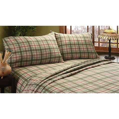 Winter Lodge Flannel Sheet Set - 209126, Sheets at Sportsman's Guide