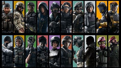 Intro of fighters from Rainbow Six Siege (TACHANKA,MUTE,SLEDGE,MONTAGNE ...